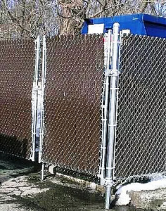 Chainlink Dumpster Enclosure15